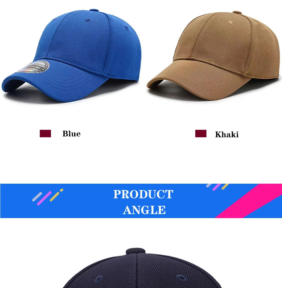 2023 High Quality Baseball Cap Men Snapback Hats Caps Men  Fitted Closed Full Cap Women Gorras Bone Male Trucker Hat Casquette