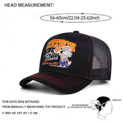 2025 Creative New Truck Hat STETSON Nuggets Net Hat Outdoor Leisure Sports Sunshade Hat Daily Commuting Decoration Baseball Hat