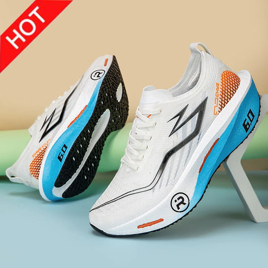 New Sports Shoes for Men&Women, Running Sneakers, Carbon Plate, Male Marathon Racing, Shock-absorbing, Athletics Training Shoes