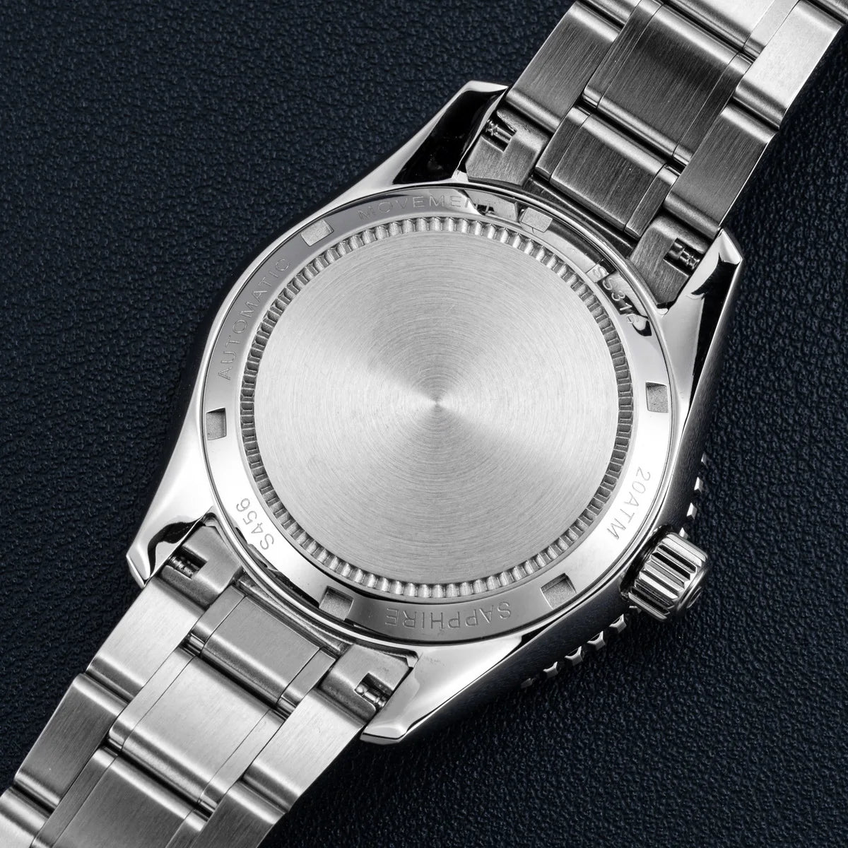 SEESTERN Men of Watch Office GMT Automatic NH34 Movement Sapphire Glass Bezel 20bar Waterproof Diver Mechanical Wristwatch S456