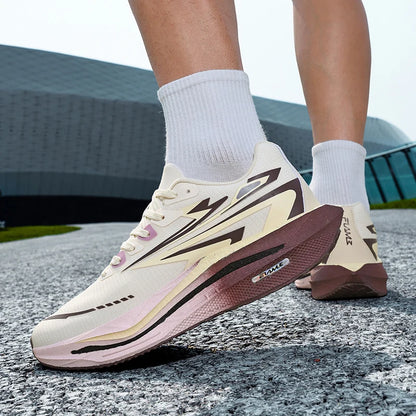Unisex-Sportschuhe, modische Schnür-Laufschuhe, stoßdämpfend, rutschfest, mit Rebound-Effekt, Trainingsschuhe 2026, neue Outdoor-Fitnessschuhe