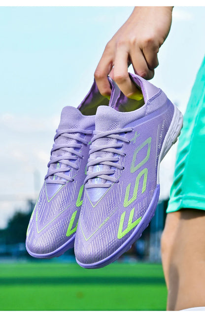 New Men's Soccer Shoes High-Quality Cleats Football Boots Sneakers Hot-Selling Indoor Futsal Non-Slip Match Grass High-Top Outdoor