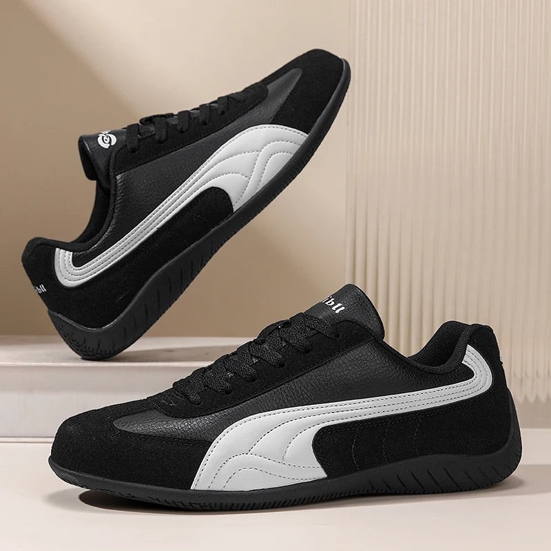 Popular Autumn Lightweight Fashionable Men's Casual Shoes Odor Resistant Low Cut Sports Shoes Outdoor Soft Retro Walking Shoes