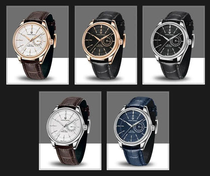PAGANI Design PD1689 Men's Quartz Watch Japan VH65 Movement Sapphire Glass Leather Strap 20Bar Waterproof Men's Wristwatch