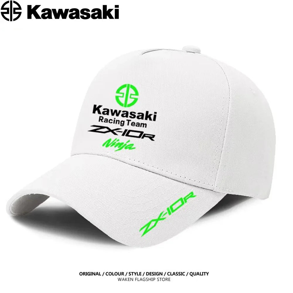 Kawasaki's best-selling duck bill hats, sun hats, competition caps, men's and women's extreme sports fighting baseball caps are