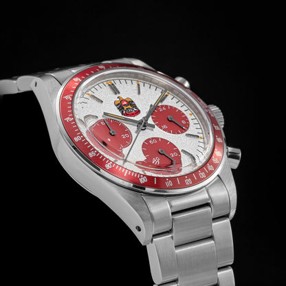 Thorn T010 37mm Quartz Watch VK63 Movement Men's Chronograph Watch Sapphire K9 Glass Luminous Waterproof Fashionable Retro Watch