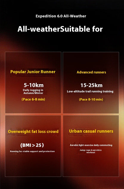 BMAI Outdoor Men's Sports Shoes Breathable Man Sneakers Lightweight Mountain Running Shoes for Men Cushion Trail Jogging Sneaker