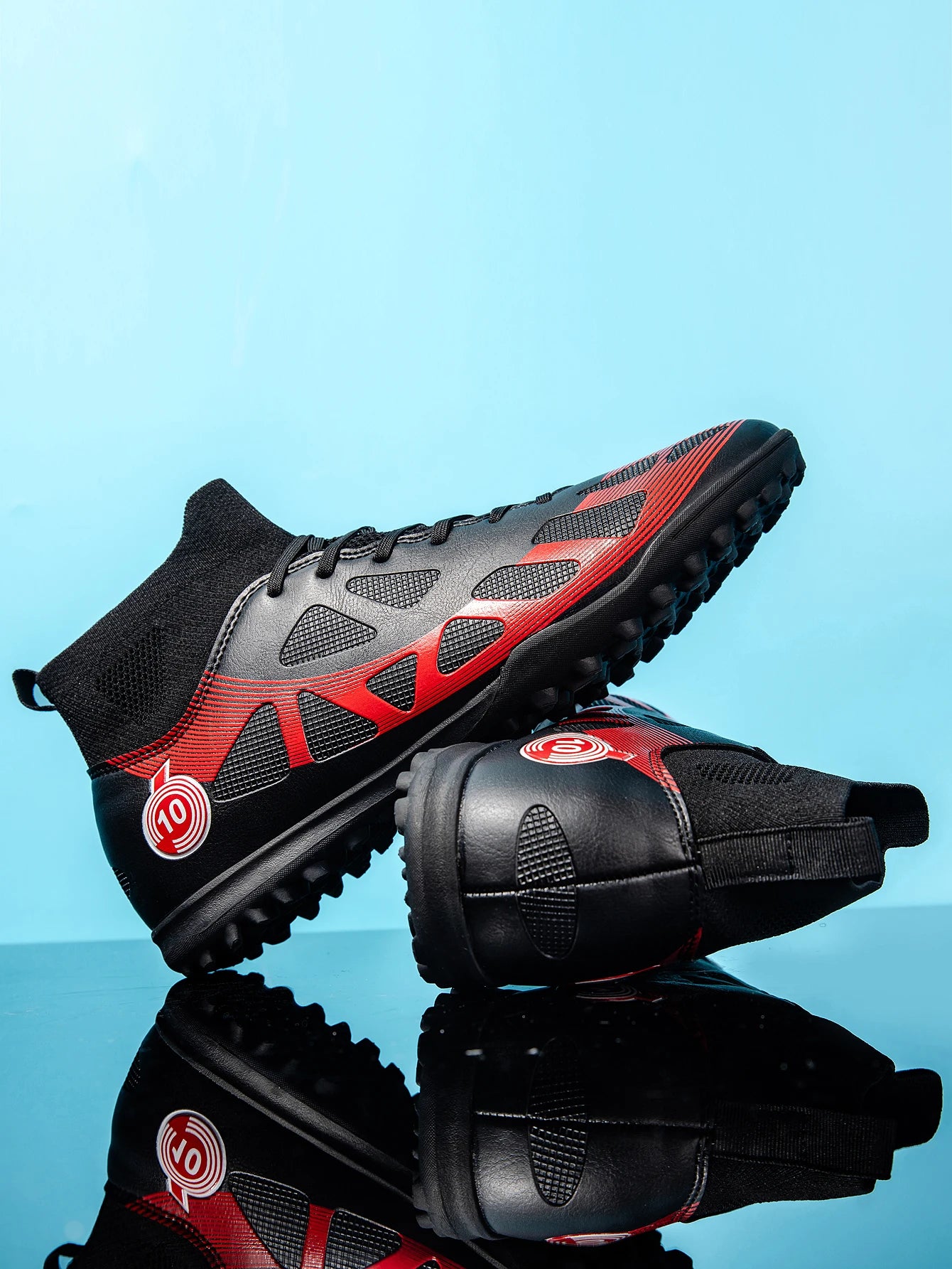 High Quality TF Football Boots for Men and Women, PU Fabric Upper, Rubber Cleats, Non-Slip Training Football Shoes