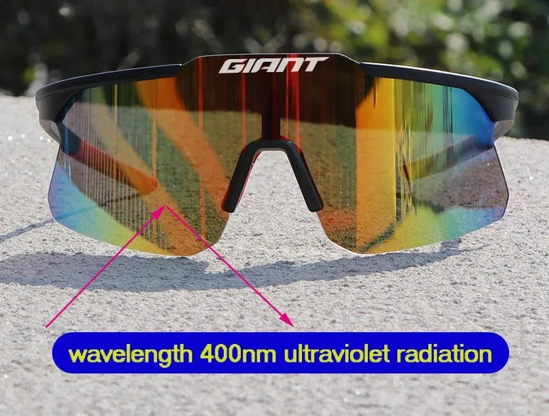 giant long-distance Cycling Glasses super light Men WomenAnti-Fog UV400 Protection MTB Bike Glasses Windproof Sports Eyewear