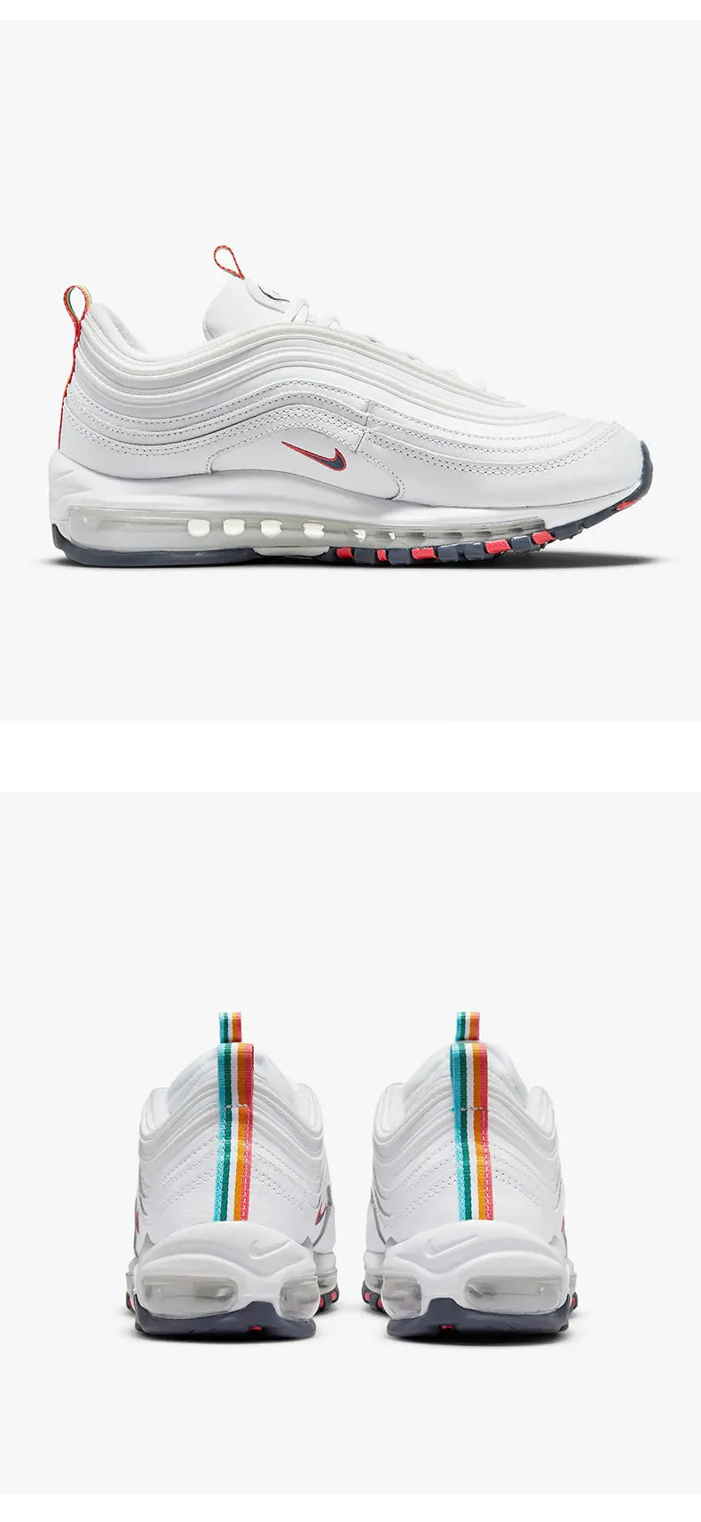 Nike Genuine AIR MAX 97 Damen-Laufschuhe DH1592-100, bequem und gedämpft