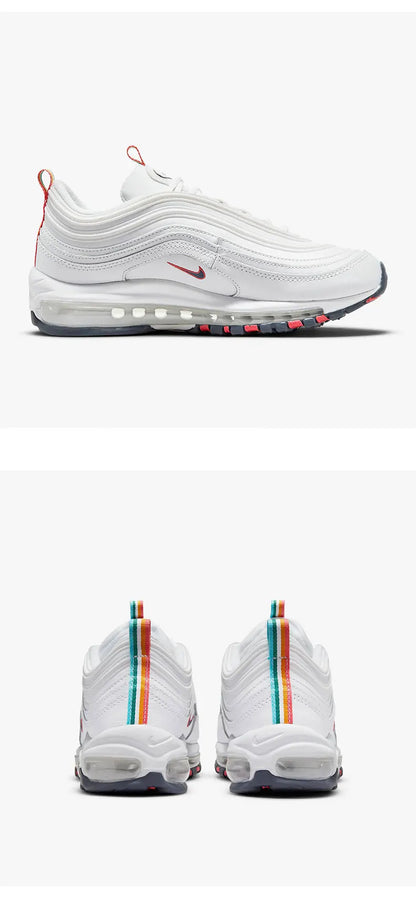 Nike Genuine AIR MAX 97 Damen-Laufschuhe DH1592-100, bequem und gedämpft
