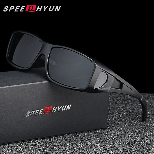 SPEEDHYUN Fit Over Wrap Sunglasses Men Women Anti Glare Night Vision UV400 Protection Driving Sport Protective Glasses Eyewear