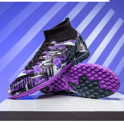 Size 34-46 Men's FG/TF Football Boots Futsal Professional Unisex Kids Soccer Training Outdoor Boys Football Sneakers