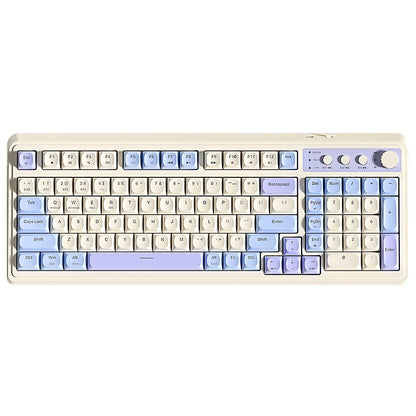 AULA S99 Spider Keyboard Membrane Keyboard Wireless Bluetooth Wired Three Mode RGB Gamer Keyboards Office Typing Mute 99 Keys