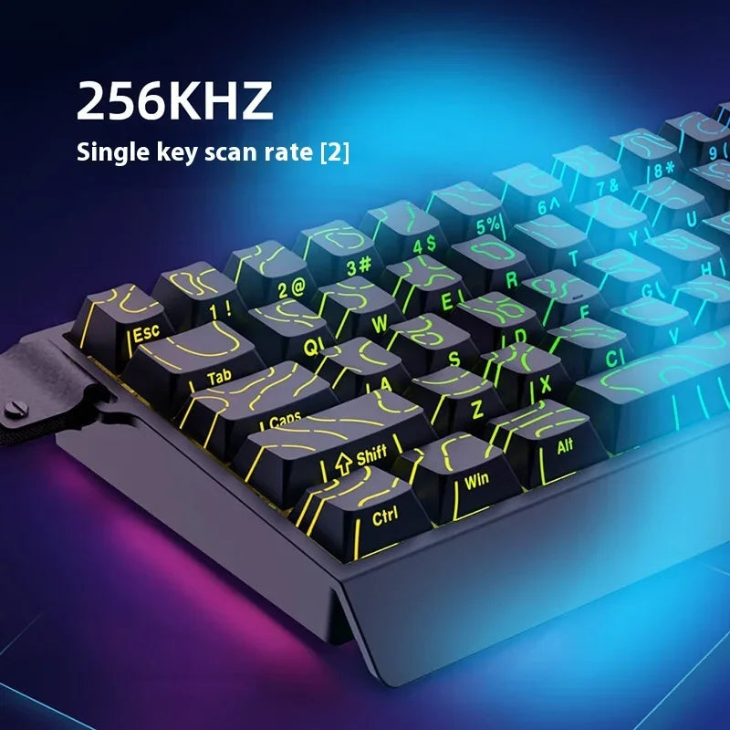 IROK Carotmas Mercury68 mechanische Tastatur mit Magnetschaltern, 8K, 68 Tasten, RT 0.004mm, geringe Latenz, individuell anpassbare kabelgebundene Gaming-Tastatur, PC-Geschenk