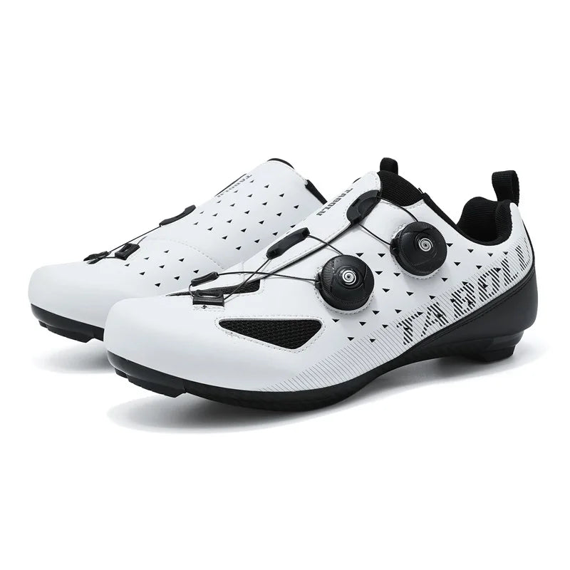 Road Cycling Shoes Flats Cleats Shoes Speed Cycling Sneaker Man Bike Shoes Women Self-Locking Non-slip Mountain Bicycle shoe spd