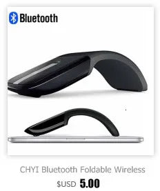 Bluetooth Wireless Arc Touch Mouse For Microsoft PC Laptop 1200DPI Optical Folding Mouse Slim Notebook Gaming Computer Mice
