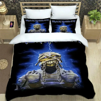 3D Rock Band I-Iron-M-Maiden Bedding Sets Exquisite Bed Supplies Set Duvet Cover Comforter Set Bedding Set Luxury Birthday Gift