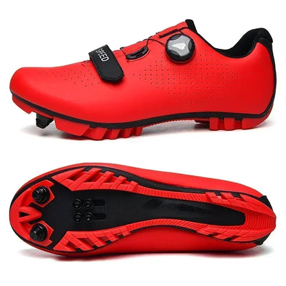 Nya cykelsneakers för män med klossar för landsväg, mountainbike och tävling – unisex MTB-cykelskor för kvinnor, SPD, Zapatillas Ciclismo MTB