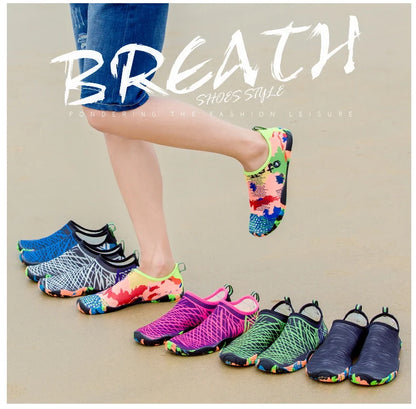 2023 Yoga Sports Water Sneakers, Unisex Swimming Aqua Seaside Barefoot Slippers, Surf Upstream Light Quick-Drying Beach Water Shoes
