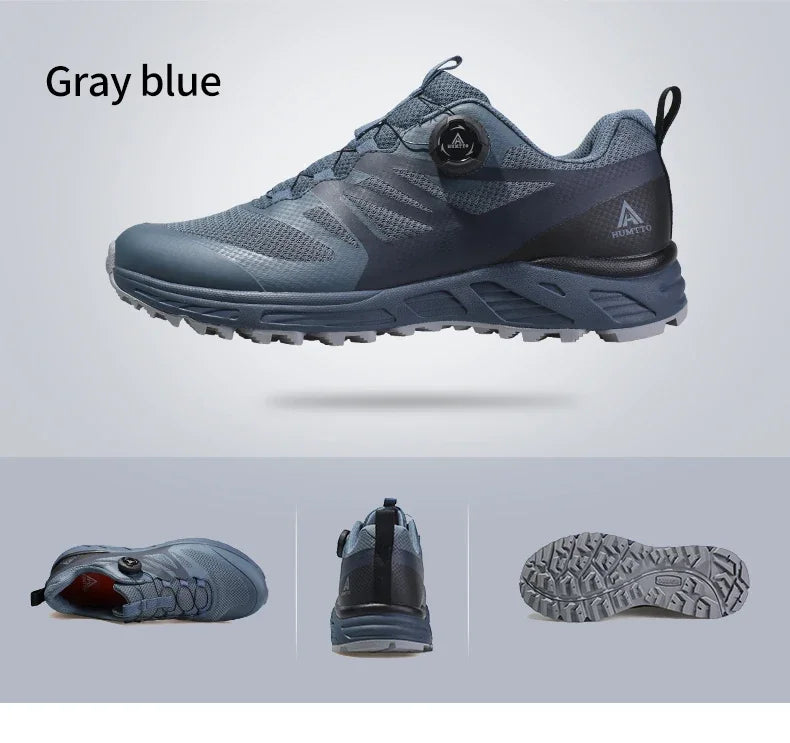 HUMTTO Men's Sneakers Luxury Designer Trail Shoes for Men Anti-slip Sports Hiking Sneaker Man Breathable Outdoor Trekking Boots
