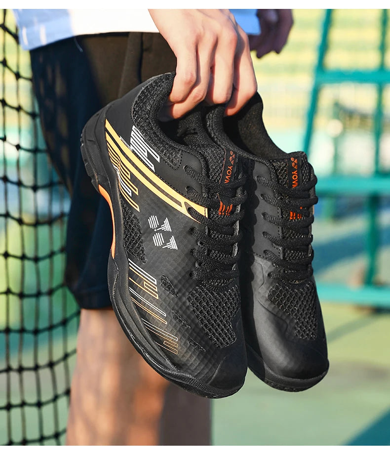 New Professional Badminton Shoes Sneakers Men's Breathable Anti-slip Tennis Sport Shoes for Men Women Training Sneakers