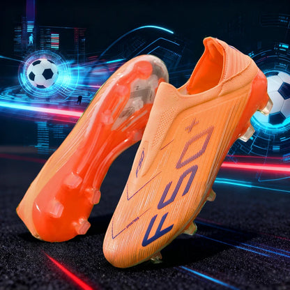 New Men's Soccer Shoes High-Quality Cleats Football Boots Sneakers Hot-Selling Indoor Futsal Non-Slip Match Grass High-Top Outdoor
