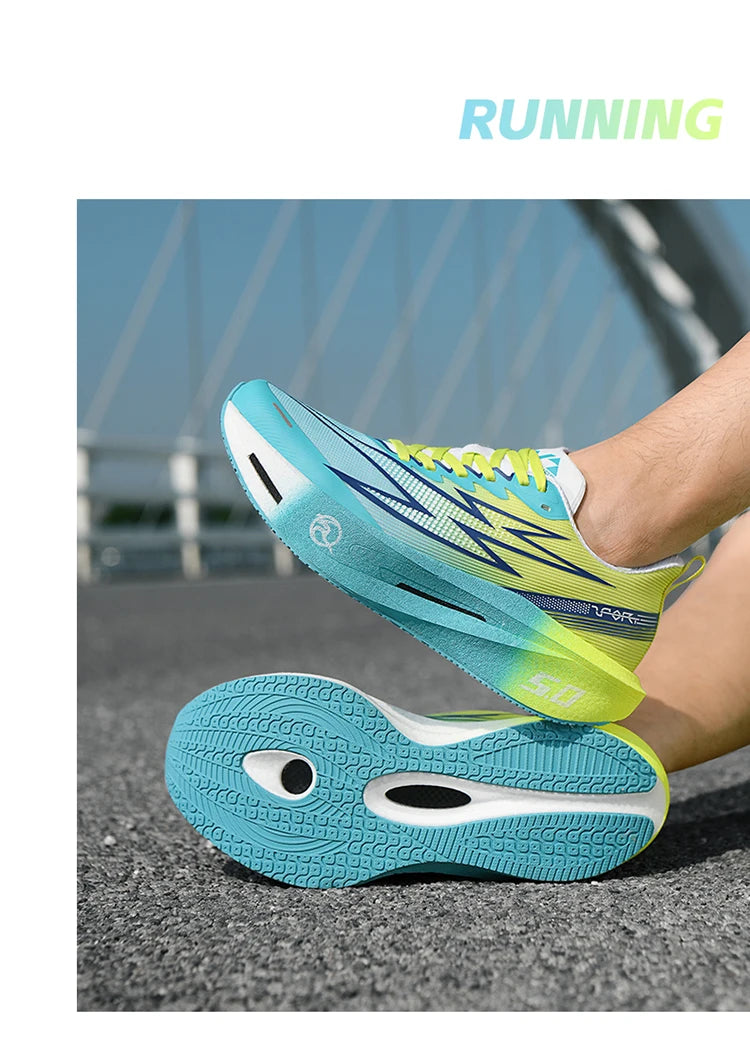 5.0 MIX Carbon Plate Laufschuhe für Herren und Damen, Renn- und Marathon-Sneaker mit stabilem Rebound, stoßdämpfend, für das Training