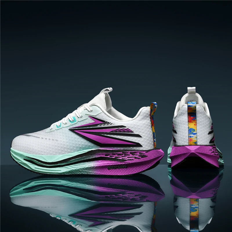 Men's Casual Sport Shoes Air Cushion Running Shoes Breathable Marathon Running Sneakers Durable Outsole Trainer Tennis Walking Shoe