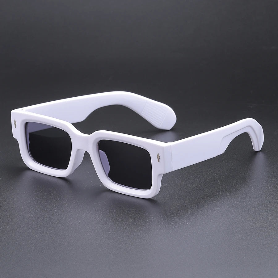 1pc Unisex Casual Simple Style Square Plastic Frame Fashion Glasses Suitable For Daily Life Outdoor Street-Photography Vacation