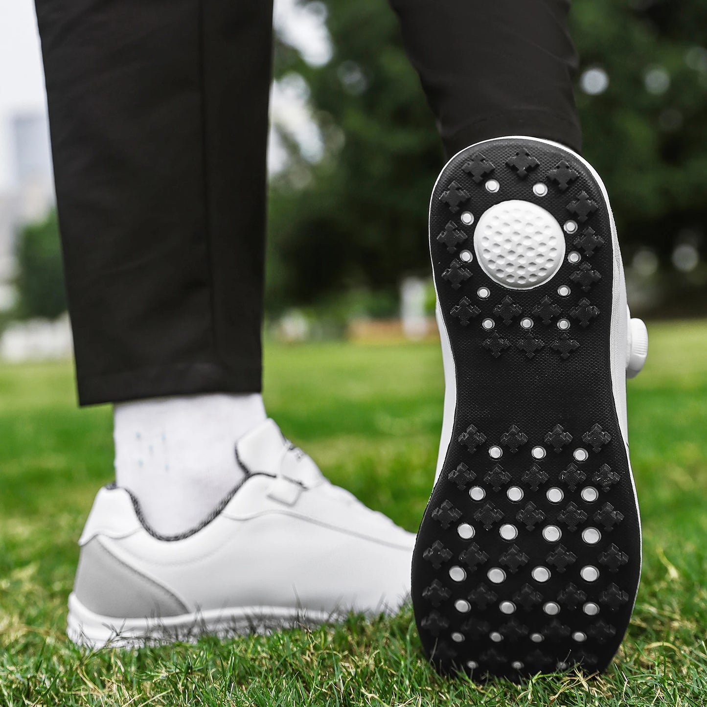 Outdoor Golf Shoes, Fashionable New Style Men's and Women's Comfortable Anti-Slip Design Hiking Shoes, Casual Travel Shoes 9