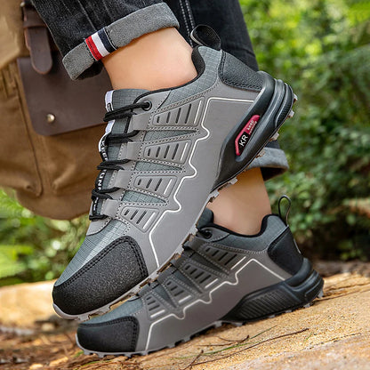 Men’s Lockless Cycling Shoes, Outdoor Mountain Cross-Country Non-Slip Hiking Shoes, Breathable Sports Shoes, Road Cycling Shoes