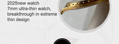 PAGANI DESIGN Men's Quartz Watches Ultra-Thin 7mm Series 37mm Sapphire Stainless Steel Waterproof Watches for Men TMI VJ21