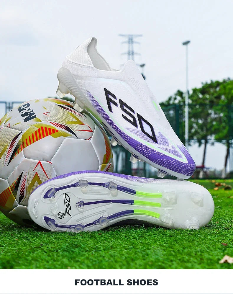 New Men’s Football Boots High-Quality Soccer Shoes Sneakers Match Indoor Non-Slip Grass Cleats High-Top Futsal Hot-Selling Outdoor