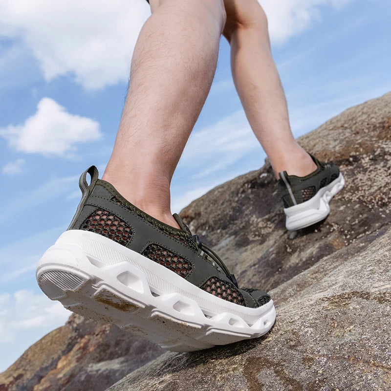 2026 Men and Women Quick-Dry Wading Shoes, Water Breathable AquaIn Upstream Antiskid Outdoor Sports Wearproof Beach Sneakers, Sizes 39-46