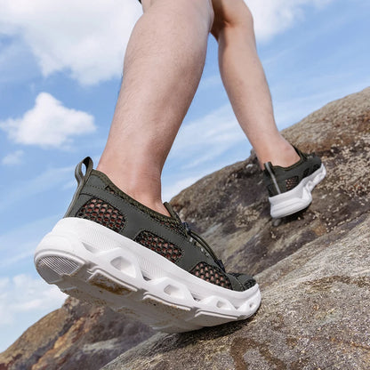 2026 Men and Women Quick-Dry Wading Shoes, Water Breathable AquaIn Upstream Antiskid Outdoor Sports Wearproof Beach Sneakers, Sizes 39-46