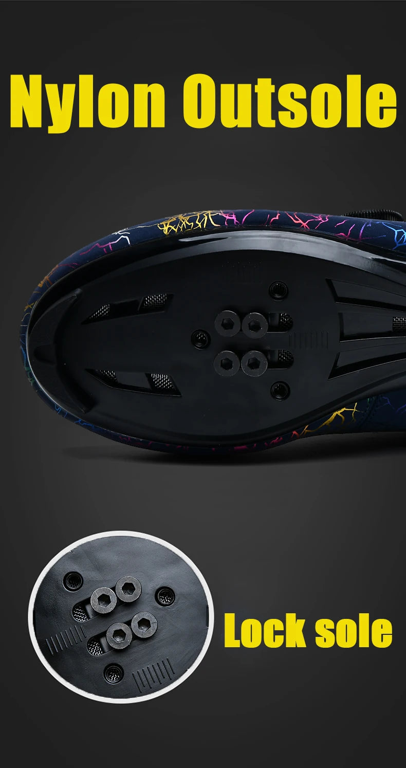 Professionelle Rennradschuhe für Herren und Damen – selbstarretierende Speed-Fahrradschuhe mit SPD-Cleats für Racing und Wettkampf