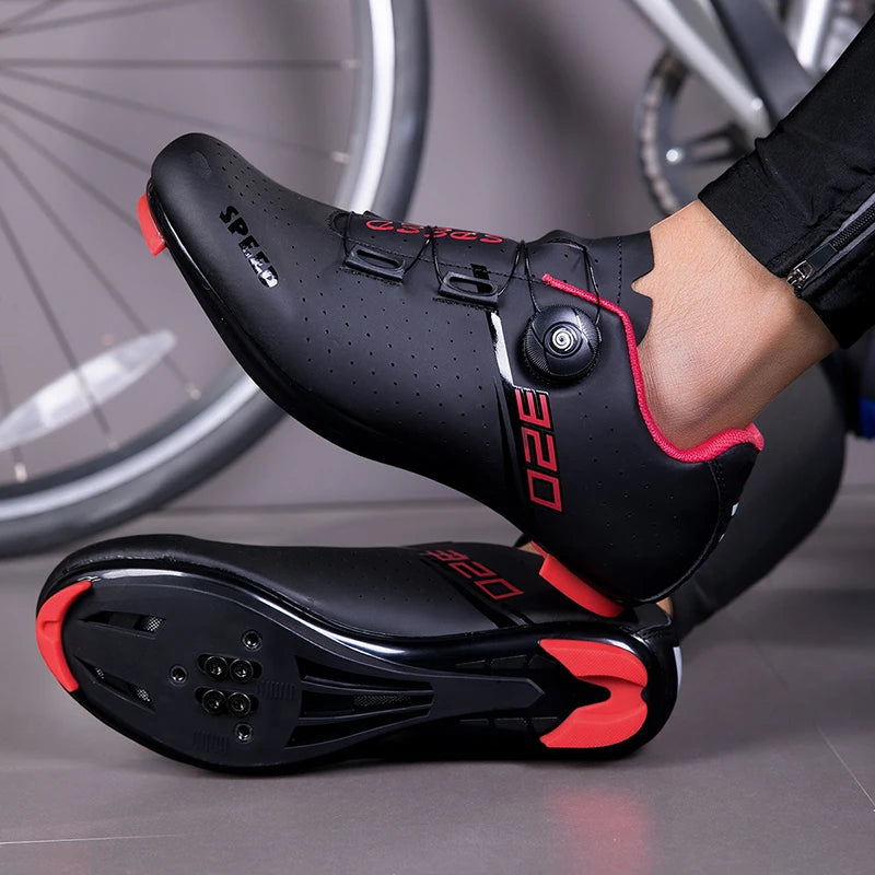 Men's Cycling Shoes Road Cycling Sports Shoes Women's MTB Racing Competition Self-Locking Cycling Shoes SPD Cleats Cycling Shoes