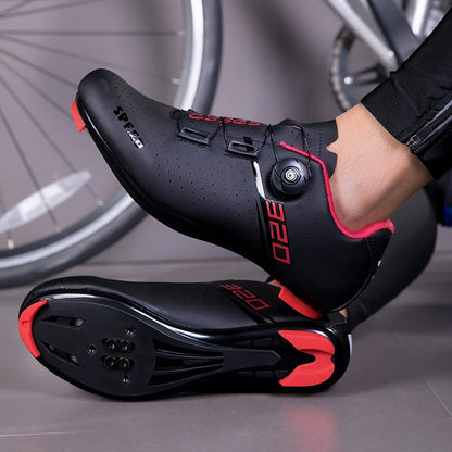 Men's Cycling Shoes Road Cycling Sports Shoes Women's MTB Racing Competition Self-Locking Cycling Shoes SPD Cleats Cycling Shoes