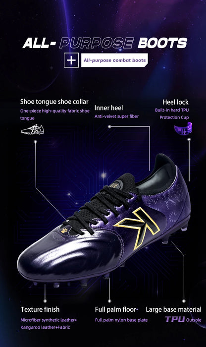 Kelme Kangaroo Leather Mg Soccer Shoes Professional Match Sports Football Shoes Outdoor Anti Slip Football Boots
