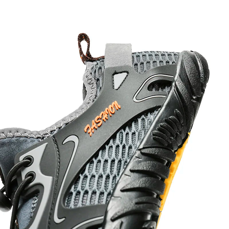 Water Shoes for Men, Trekking Hiking Shoes, Drainage Beach Aqua Shoes, Quick Dry Swim Barefoot Sandals, Diving Fishing Surfing Sneakers