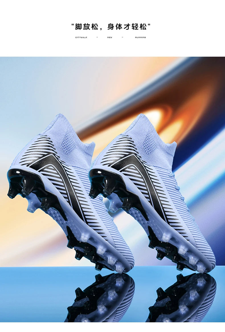 New Men's Professional Soccer Shoes Non-slip Football Boots Unisex Breathable Futsal Sports New Cleats Drop Shipping Ultralight