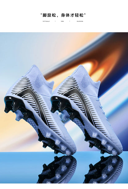 New Men's Professional Soccer Shoes Non-slip Football Boots Unisex Breathable Futsal Sports New Cleats Drop Shipping Ultralight