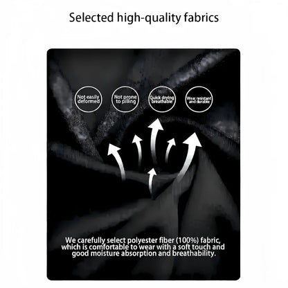Fashionable Summer Men's Dominant Wolf Print Pattern Breathable Round Neck T-shirt Outdoor High Street Casual Top