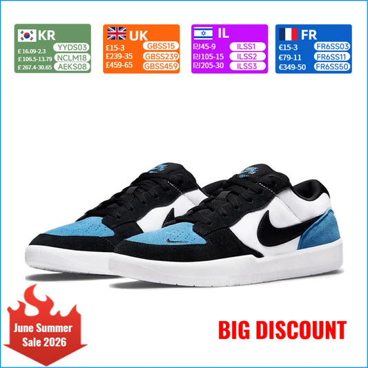 Nike SB Force 58 Unisex Skateboarding Shoes Durable Suede Classic Retro Comfort Sneakers CZ2959-400