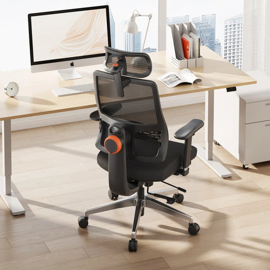 NEWTRAL MAGICH-BPRO Ergonomic Chair with Footrest,Auto-Following Backrest Headrest Office Chair,Adaptive Lower Back Support