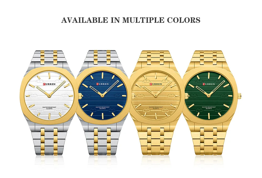 CURREN Top Luxury Brand Quartz Watch Men Stainless steel Strap Military Watches 30ATM Waterproof Wristwatch Relogio Masculino