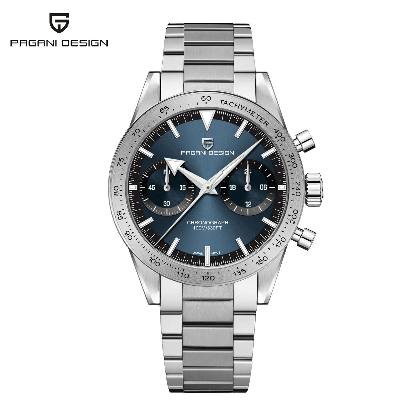2026 New PAGANI DESIGN Retro Mens Watches Moon Quartz Watch For Men Speed Sports Chronograph AR Sapphire VK64 Clock Reloj Hombre