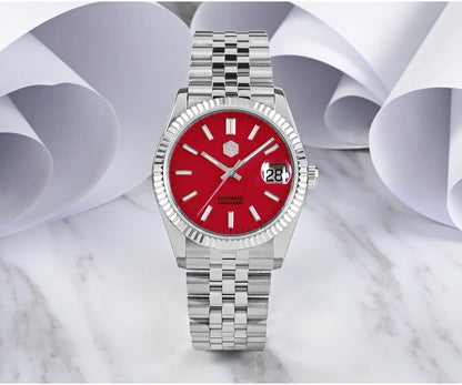 San Martin 36.5mm Men's Dress Watch Top Brand Luxury Automatic Mechanical Fashion Couples Watches Sapphire Waterproof 100m BGW9