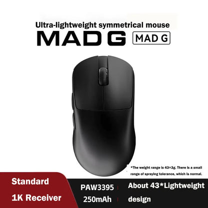 FGG Madlions Mad G Pro Max ultraleichte kabellose Maus Original 8K HZ Dual-Mode mit niedriger Latenz PAW3395 Gamer-Zubehör Geschenke